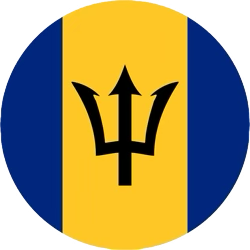 The flag of Barbados
